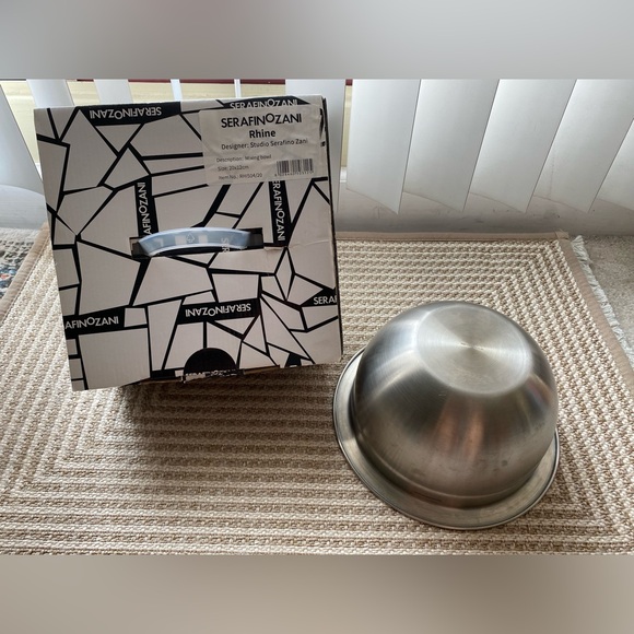 SERAFINOZANI stainless steel mixing bowl - Picture 2 of 13